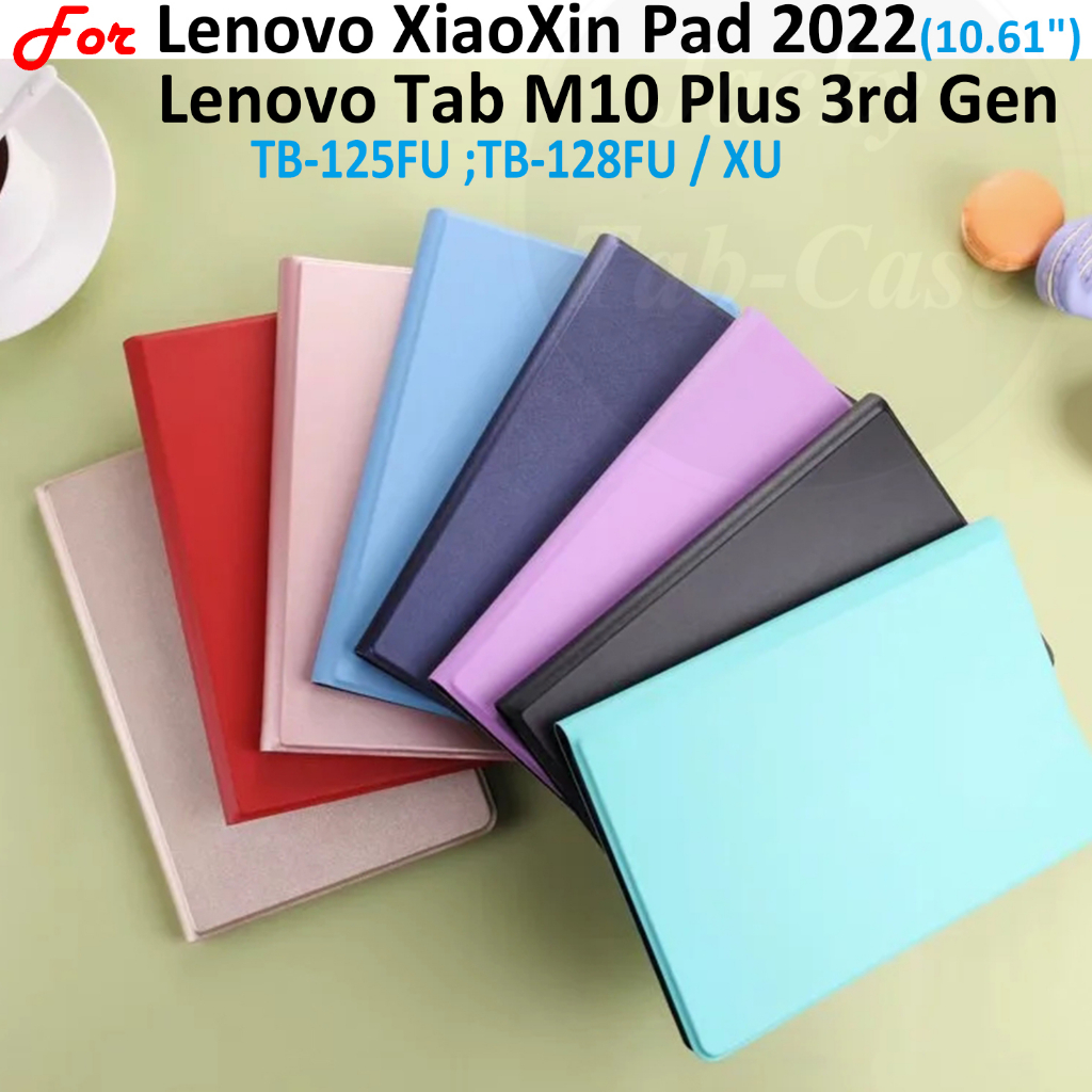 Ốp Lưng Da Gập Cho Lenovo XiaoXin Pad 2022 / Tab M10 Plus 3rd Gen (10.61 inch) TB125FU TB128FU TB128XU