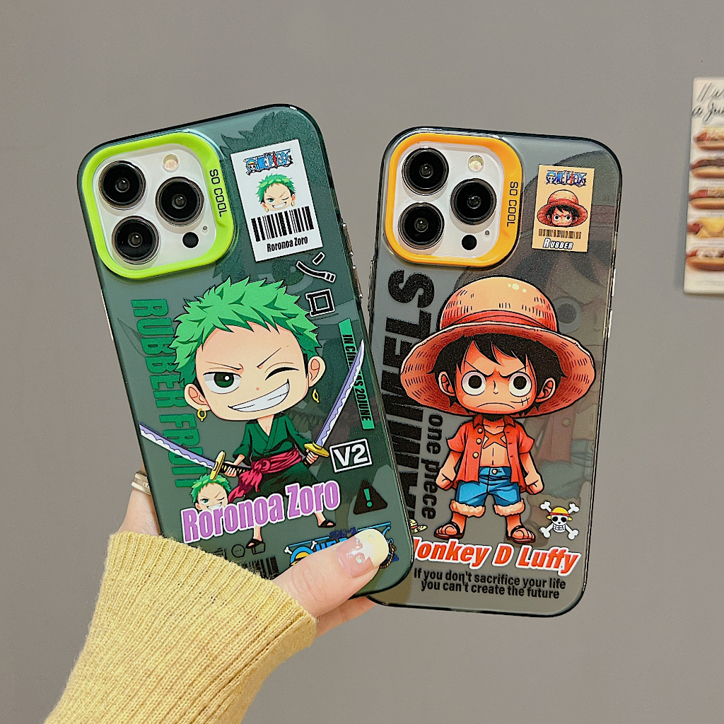 Ốp Điện Thoại Chống Sốc In Hình One Piece Cho iphone 14 pro max 14 pro 13pro 13promax 12promax iphone 11