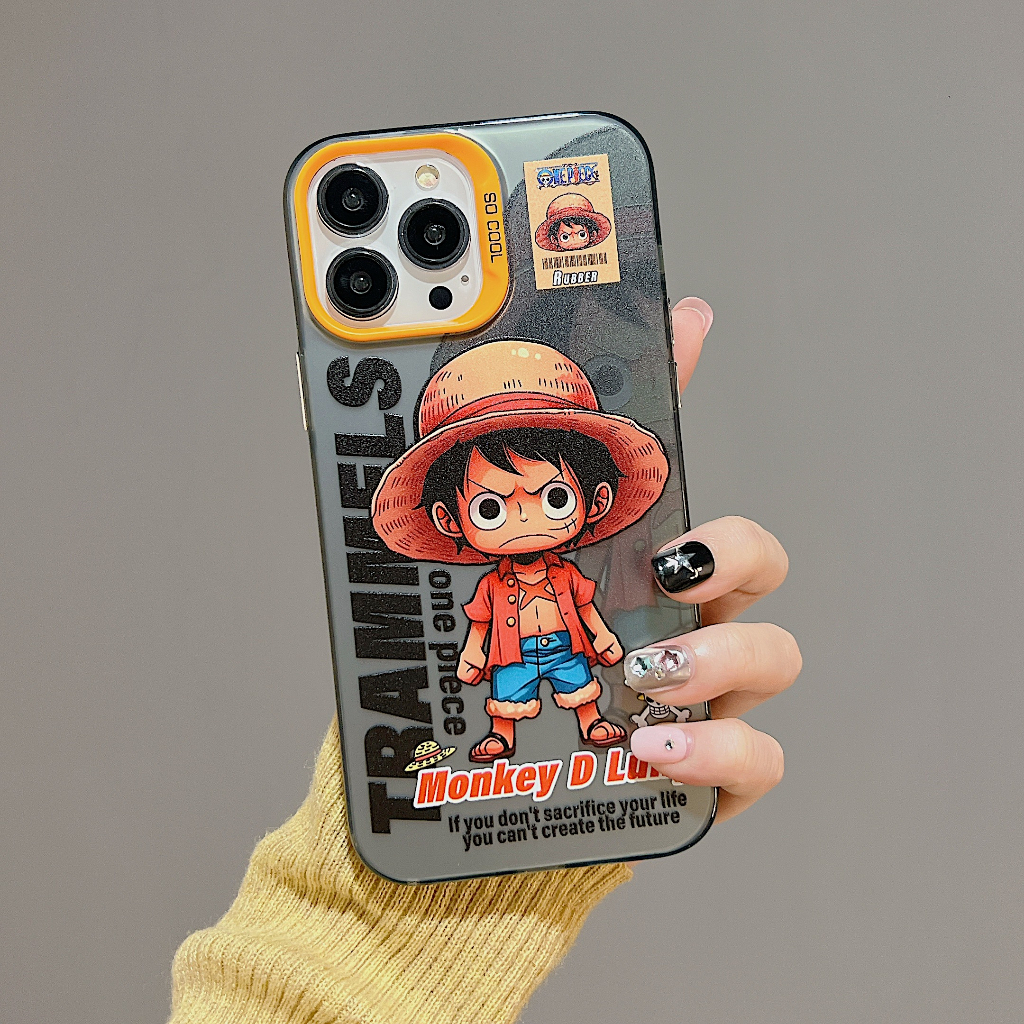 Ốp Điện Thoại Chống Sốc In Hình One Piece Cho iphone 14 pro max 14 pro 13pro 13promax 12promax iphone 11