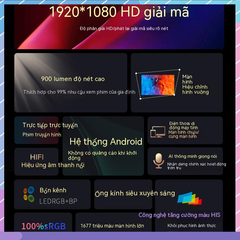 Máy ChiếU Gia ĐìNh Thông Minh Mini Full HD