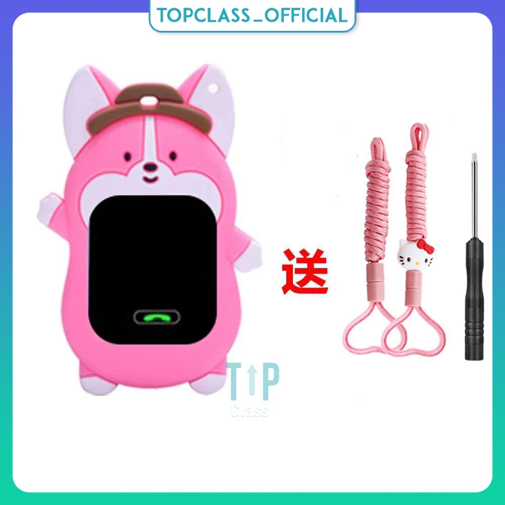 Ốp Lưng TPU Silicone Có Dây Đeo ThờI Trang Cho Đồng Hồ Kidcare S6