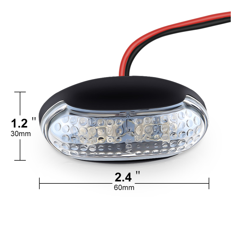 Đèn LED Tín Hiệu 12V 24V Chống Thấm Nước Cho Xe Hơi Xe Tải