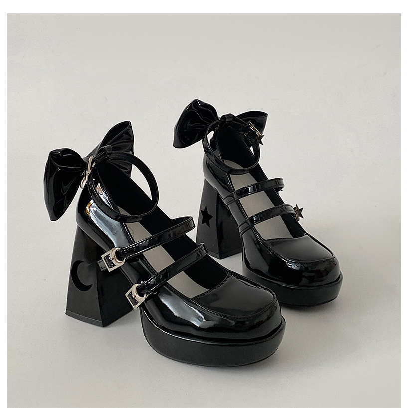 Giày Cao Gót Bằng Da Cao Cấp Phong Cách Mary Jane Thời Trang Mùa Hè 2023 ISS1105