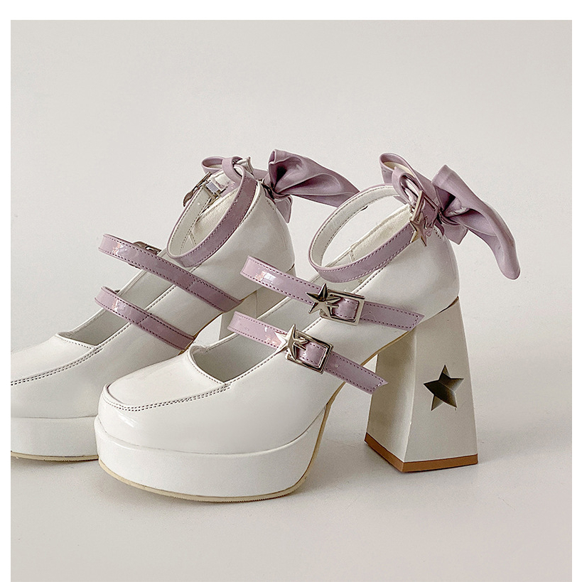 Giày Cao Gót Bằng Da Cao Cấp Phong Cách Mary Jane Thời Trang Mùa Hè 2023 ISS1105