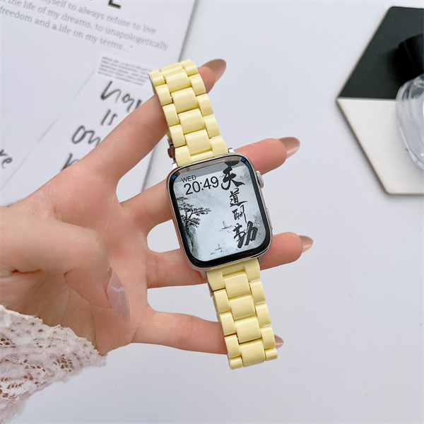 Dây Đeo Thay Thế Bằng Acrylic Cho Đồng Hồ Thông Minh iWatch 7 / 6 / 5 / 4 / 3 / 2 / 1 / SE Generation 38 / 40 / 41 / 42 / 44 / 45