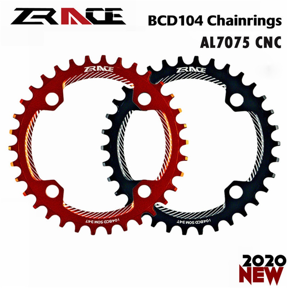 Bánh Đà Dây Xích 2024 bcd104, 32t / 34t / 36t / 38t al7075 cnc Cho mtb 104Btd
