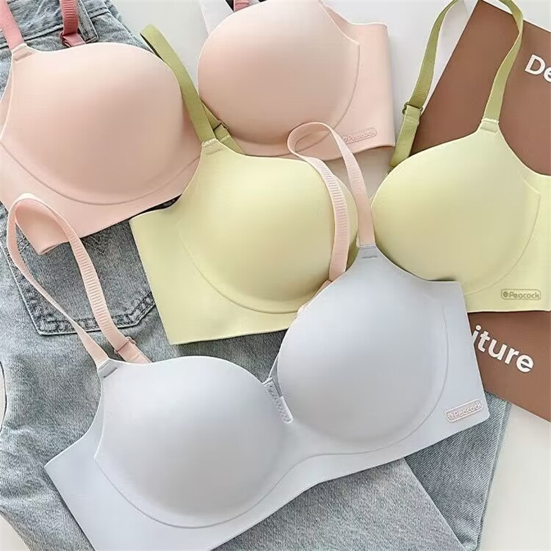 Áo Lót Nâng Ngực Không Đường May Mềm Mại Thời Trang Cho Nữ