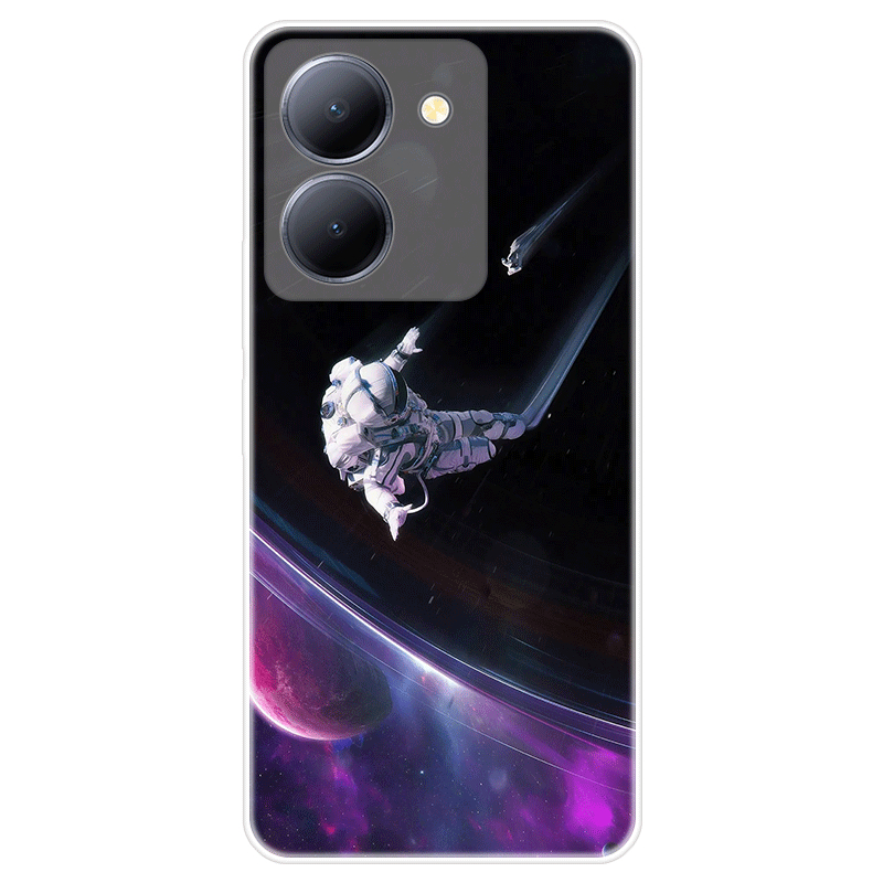 Ốp Lưng TPU Mềm In Hình Hoạt Hình Cho VIVO Y36 VIVOY36