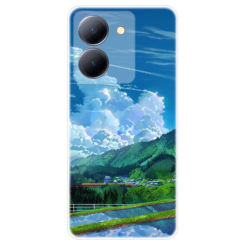 Ốp Lưng TPU Mềm In Hình Hoạt Hình Cho VIVO Y36 VIVOY36