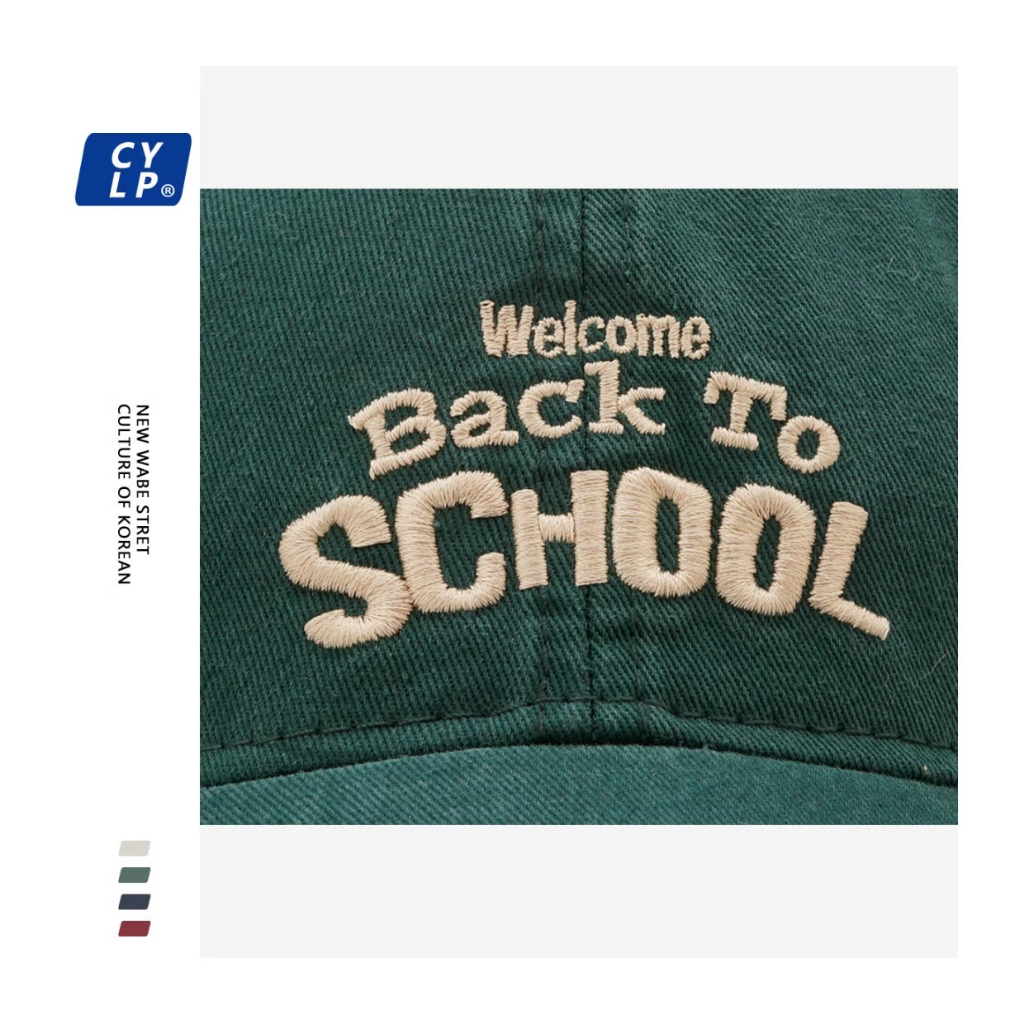 Mũ Lưỡi Trai Thêu Chữ Thời Trang Năng Động