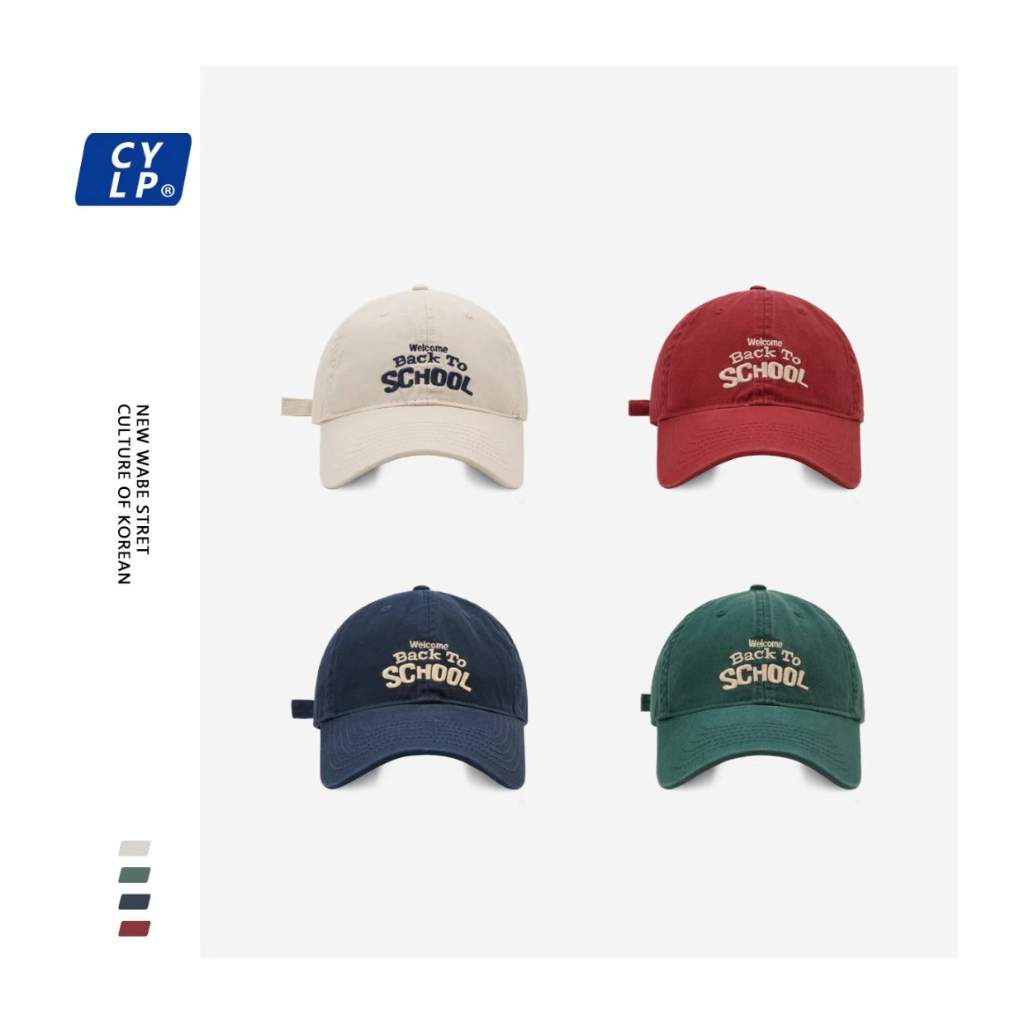 Mũ Lưỡi Trai Thêu Chữ Thời Trang Năng Động