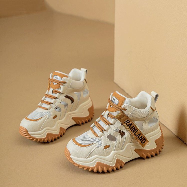 Giày Thể Thao Trắng Đế Dày Thoáng Khí Thời Trang Mùa Hè