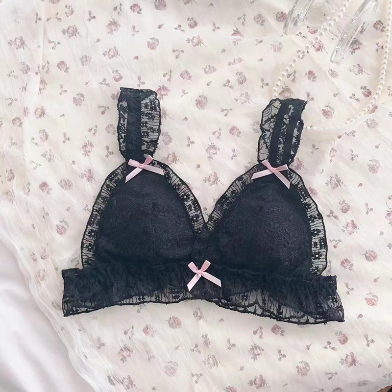 Áo lót Cup Mỏng Không Gọng Phong Cách Lolita Cho Nữ