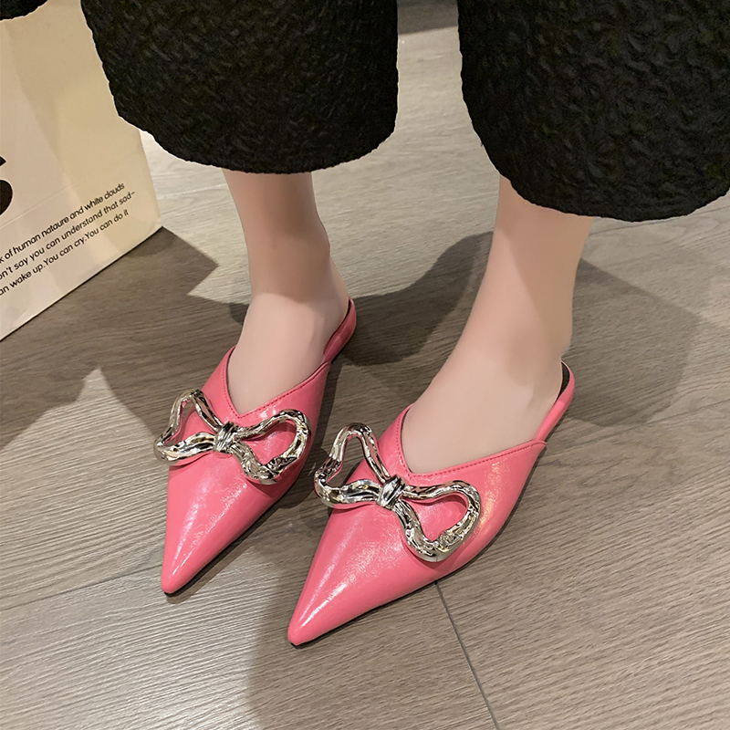 Dép Đế Bằng Mũi Nhọn Thời Trang Cho Nữ Size 35-39