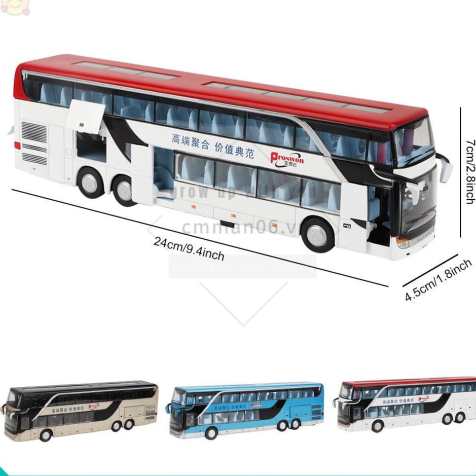 Có thể bán buôn Đồ Chơi Mô Hình Xe Buýt Doubledecker Bằng Hợp Kim 1:32 Có Nhạc Nhẹ Cho Trẻ Em Quà Tặng ToyRoom Hàng giao ngay