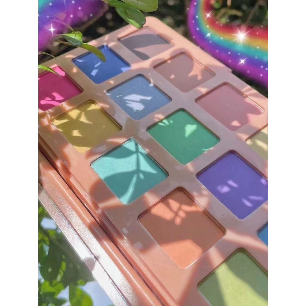 Bảng Phấn Mắt gogotales MidSummer 15 Màu Tông Lì Và Lấp Lánh Trang Điểm Đa Năng Màu Sắc