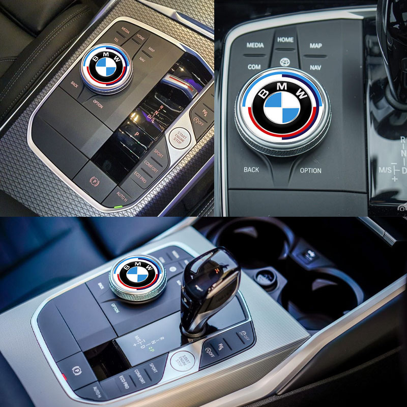 Miếng Dán Trang Trí Nút Xoay Kỷ Niệm 50 Năm Dành Cho BMW 3 Series 5 Series G20G30F30F10X3X5X7