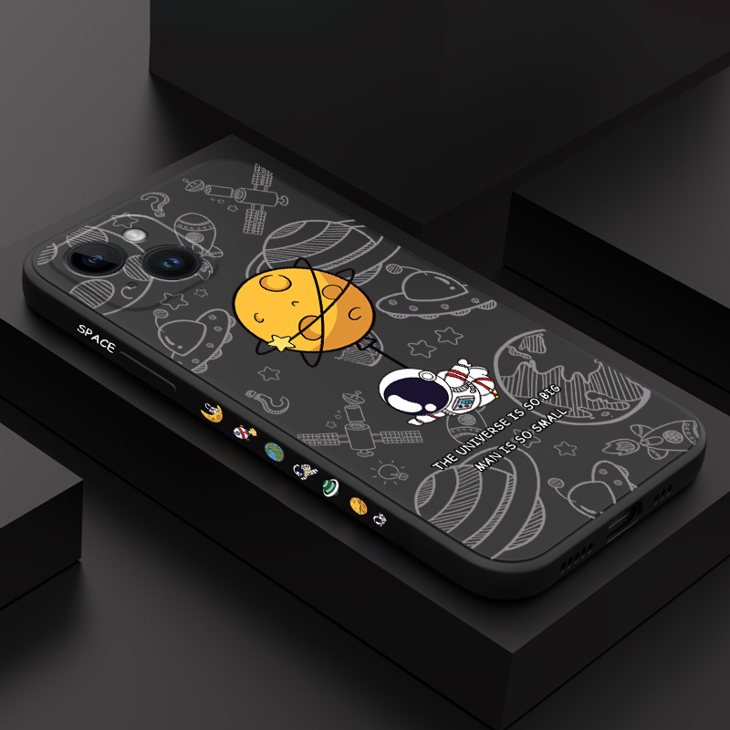 Ốp Điện Thoại Hình Phi Hành Gia Sáng Tạo Cho iphone 15pro 15 14pro 14 pro plus max 14promax 5g
