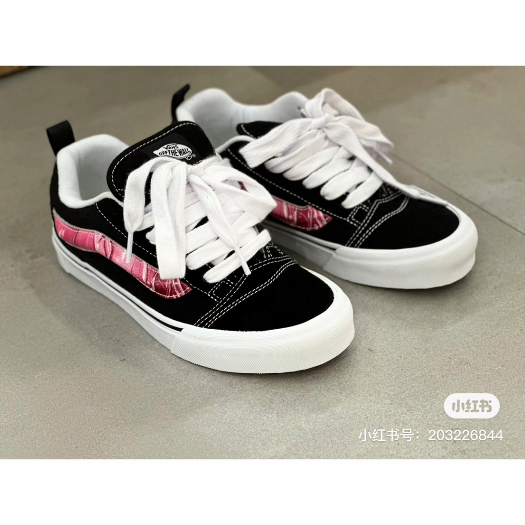 Giày Trượt Ván Vans Peaches Co branded KnuSkool Phong Cách Retro Giản Dị Dành Cho Nam Và Nữ