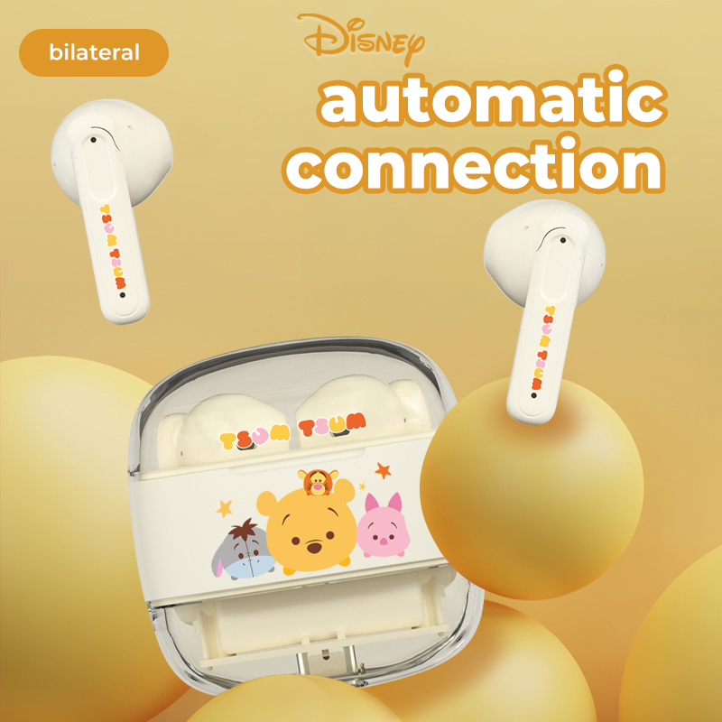 Disney A11 Tai Nghe Không Dây Bluetooth 5.3 TWS Cảm Ứng Giảm Tiếng Ồn Kèm Mic