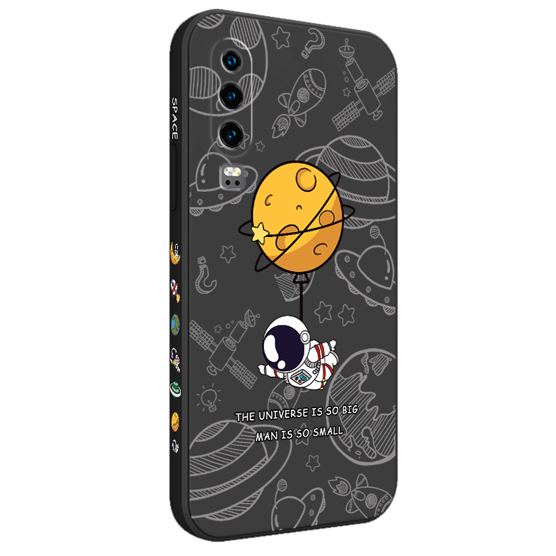 Ốp Điện Thoại Silicon Dẻo In Hình Phi Hành Gia Cho Huawei P30 P20 Pro Lite Sự Bảo Vệ