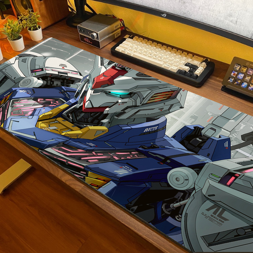 Tấm Lót Chuột Và Bàn Phím Máy Tính Bằng Cao Su Thêu Họa Tiết Gundam RX-00