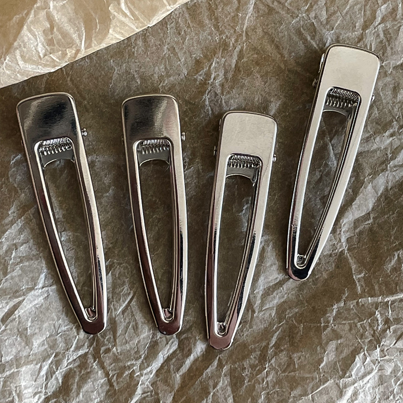 Dễ Sử Dụng ~ Kẹp Tóc Mái Bằng Kim Loại Đơn Giản Cá Tính Ngọt Ngào