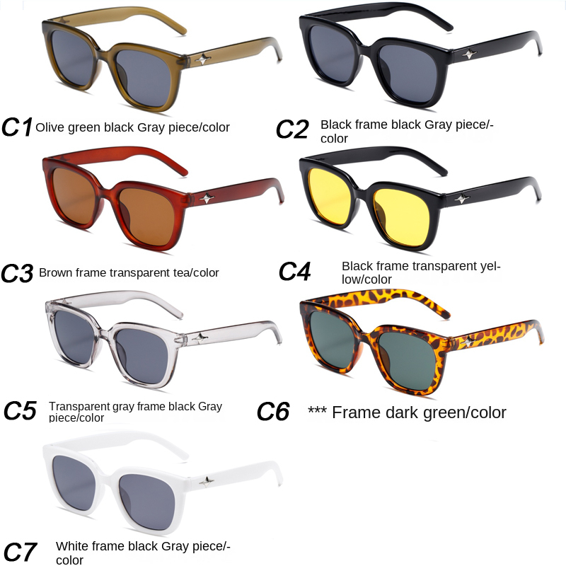 Kính Mát Gọng Vuông Y2K Phong Cách Hip Hop Punk Hàn Quốc Thời Trang Cho Nam Và Nữ