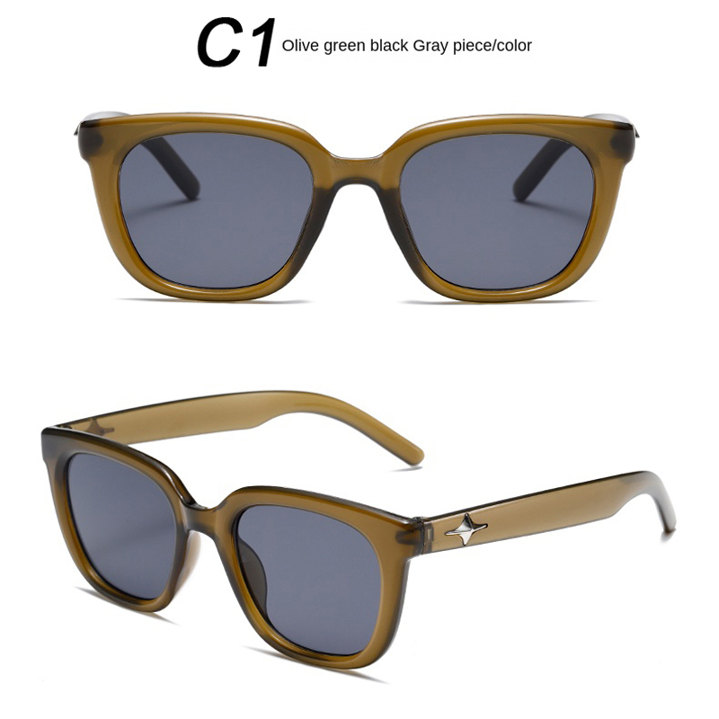 Kính Mát Gọng Vuông Y2K Phong Cách Hip Hop Punk Hàn Quốc Thời Trang Cho Nam Và Nữ