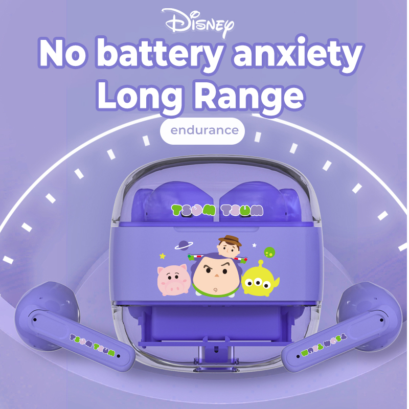 DISNEY Tai Nghe Không Dây Bluetooth 5.3 A11 Chống Nước Giảm Tiếng Ồn Kèm Mic Cho IPhone Xiaomi Huawei Điện Thoại
