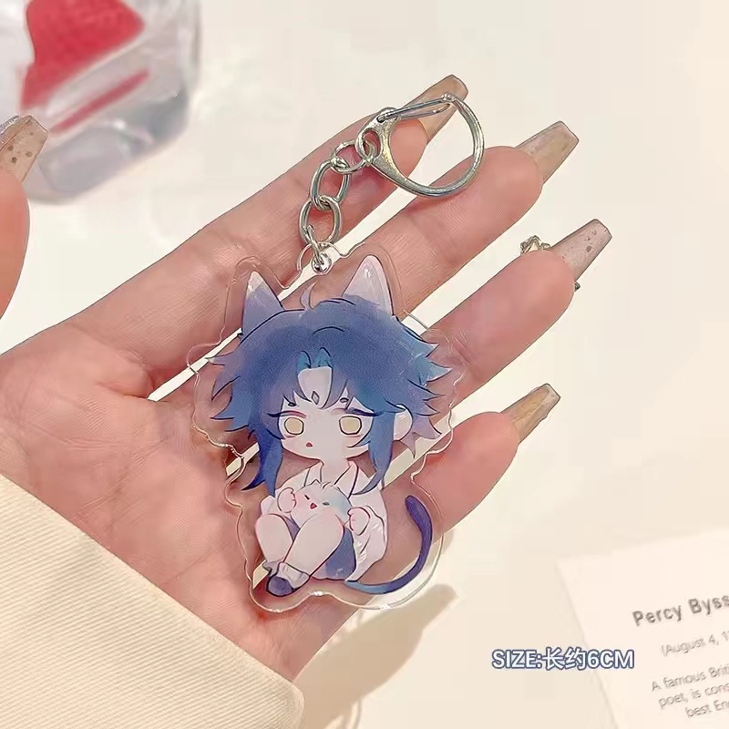 Móc Khóa Bằng Acrylic Hình Nhân Vật Anime Dễ Thương