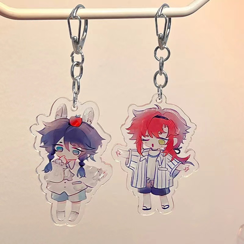 Móc Khóa Bằng Acrylic Hình Nhân Vật Anime Dễ Thương