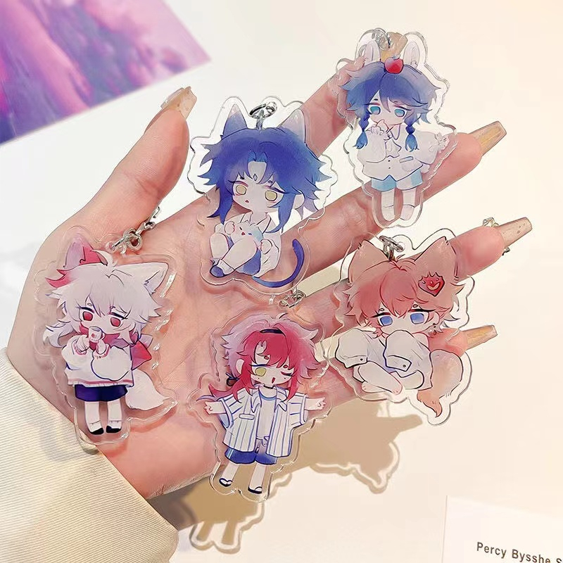 Móc Khóa Bằng Acrylic Hình Nhân Vật Anime Dễ Thương