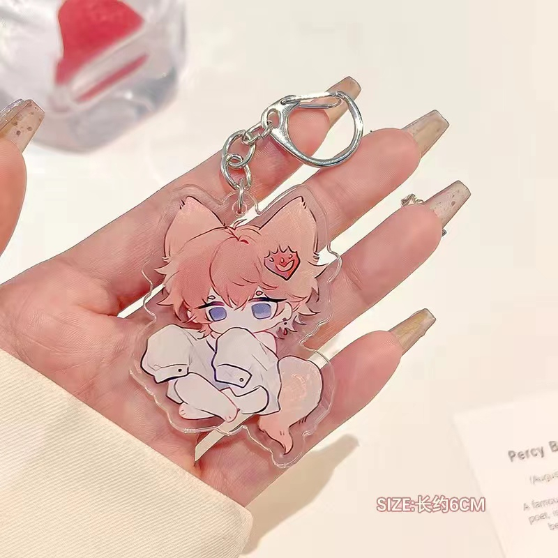 Móc Khóa Bằng Acrylic Hình Nhân Vật Anime Dễ Thương