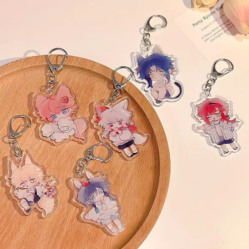 Móc Khóa Bằng Acrylic Hình Nhân Vật Anime Dễ Thương