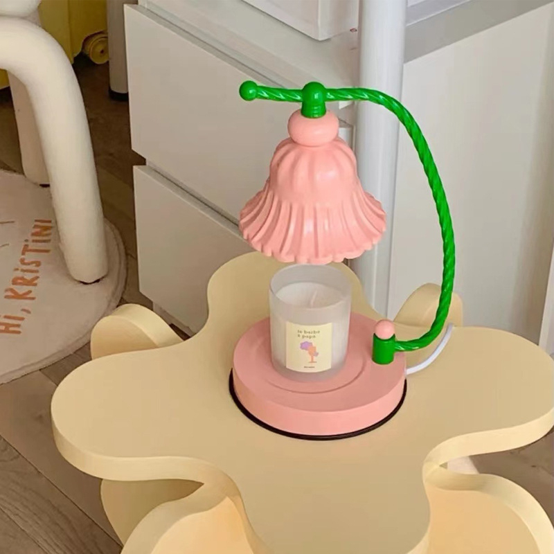 * Candle warmer lamp-Đèn phòng ngủ Đèn đốt nến thơm đèn bàn,Sáp thơm phòng, Đèn đốt nến thơm đèn bàn siêu sang chảnh, quà giáng sinh Beking E.