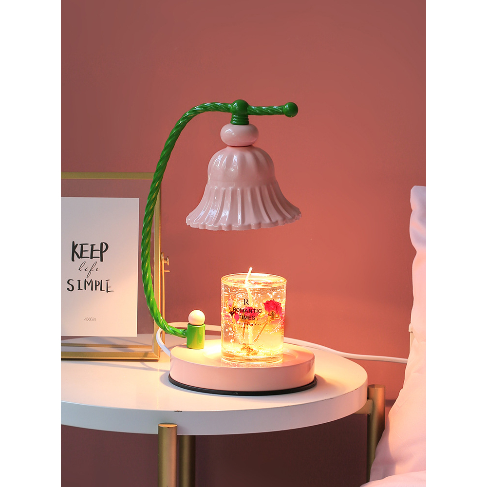 * Candle warmer lamp-Đèn phòng ngủ Đèn đốt nến thơm đèn bàn,Sáp thơm phòng, Đèn đốt nến thơm đèn bàn siêu sang chảnh, quà giáng sinh Beking E.