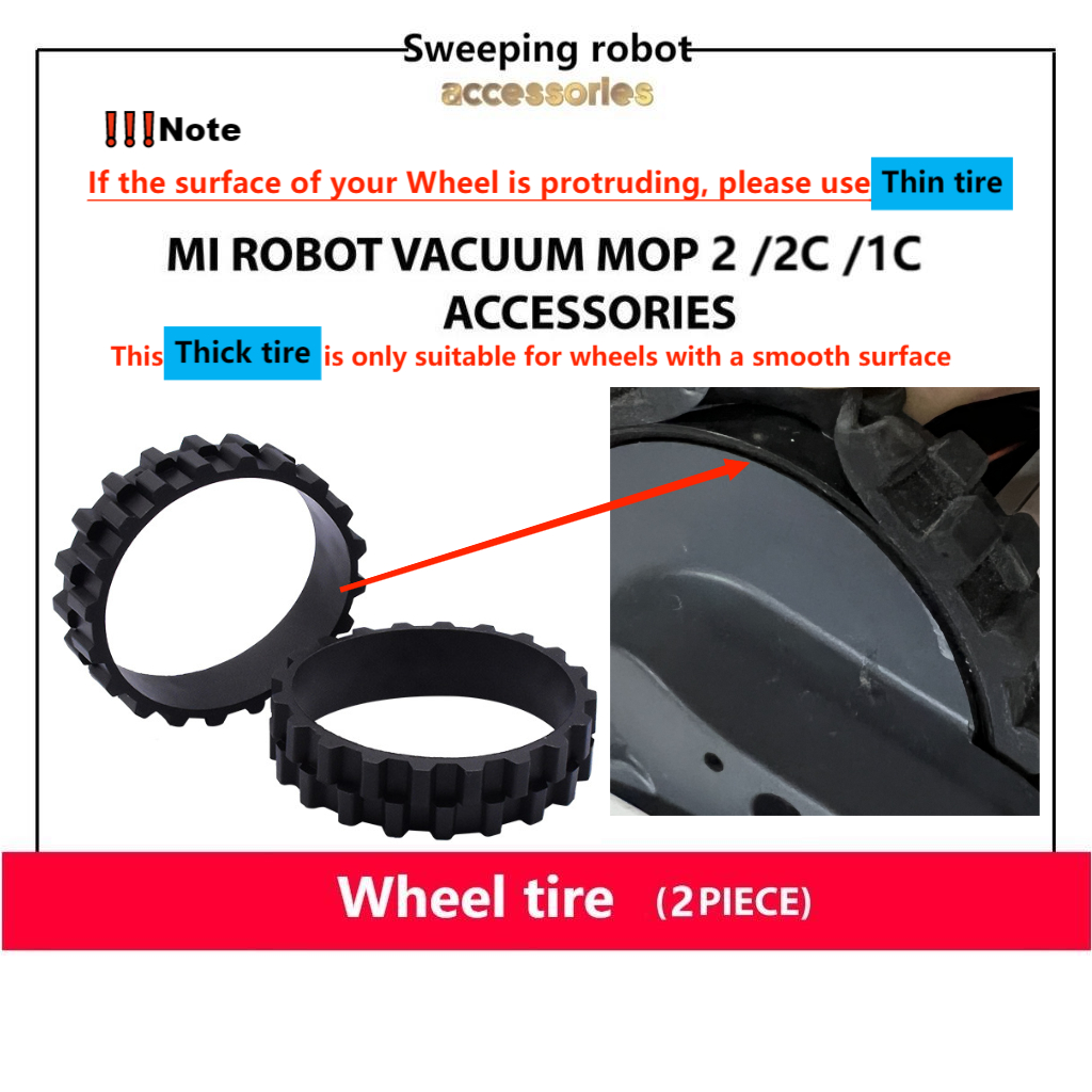 Bộ Phụ Kiện Cho Robot Hút Bụi Mop 1C / 1T Mop 2 Pro+/ 2C Mop2 F9 For Xiaomi Mijia STYTJ01ZHM / STYTJ02ZHM / STYTJ03ZHM / STYTJ05ZHM