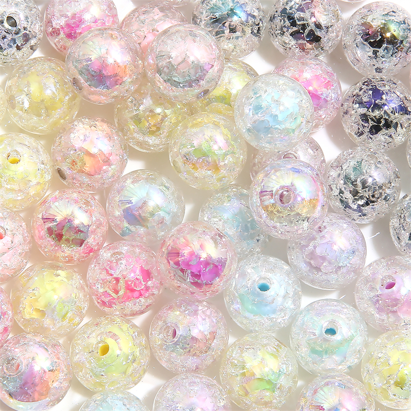 Chuỗi Hạt Resin Mạ Màu 16mm Dùng Làm Trang Sức / Điện Thoại / Mắt Kính