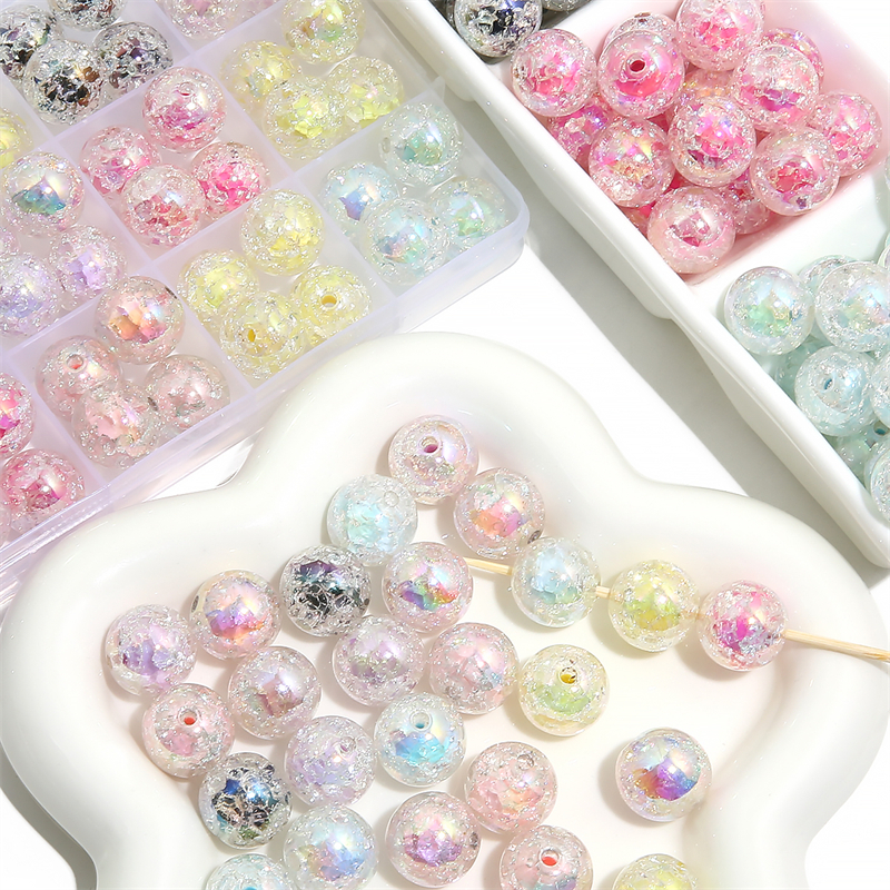 Chuỗi Hạt Resin Mạ Màu 16mm Dùng Làm Trang Sức / Điện Thoại / Mắt Kính