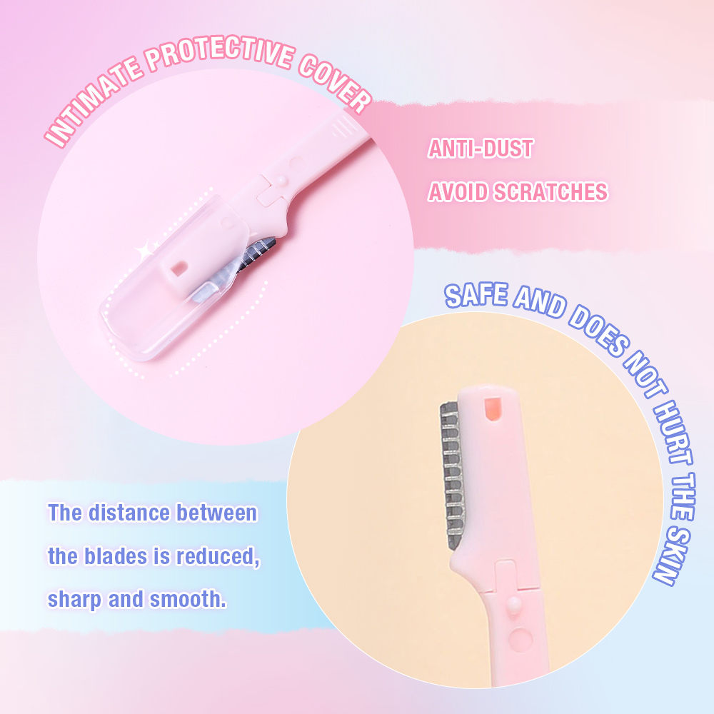 2PCS/ SET dụng cụ cạo chân mày SANIYE B1182 10g