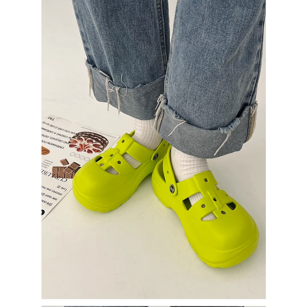 Dép Sandal Đục Lỗ Chống Trượt Dễ Thương Thời Trang Mùa Hè 2023 Cho Bạn Gái