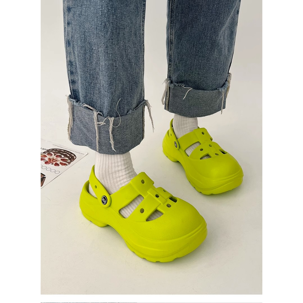 Dép Sandal Đục Lỗ Chống Trượt Dễ Thương Thời Trang Mùa Hè 2023 Cho Bạn Gái