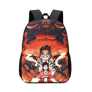 Ba lô đi học họa tiết hoạt hình one piece luffy ace brothers