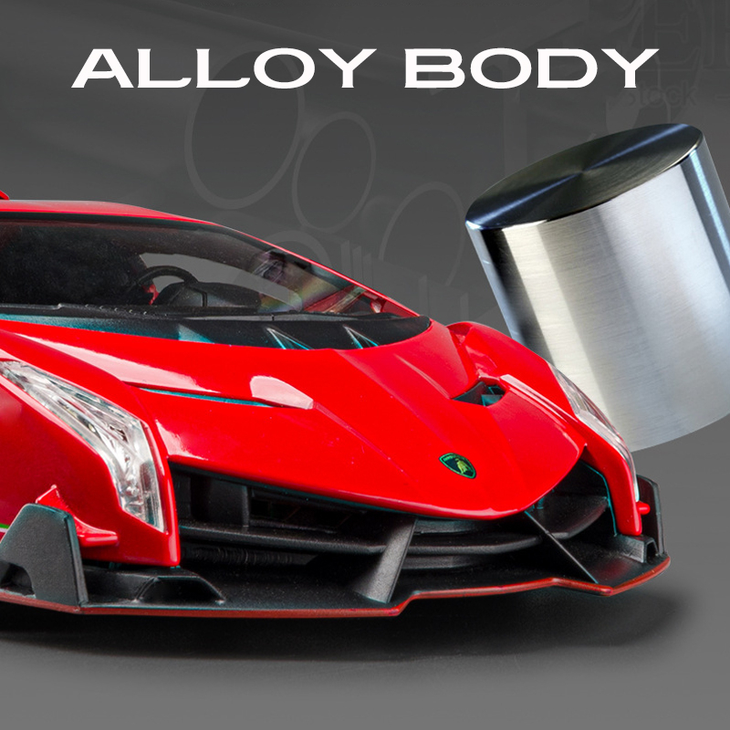 Mô Hình Xe Hơi Lamborghini Veneno Có Đèn Và Âm Thanh Bằng Hợp Kim Tỉ Lệ 1: 24