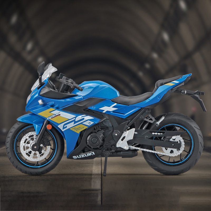 Mô Hình Xe Mô Tô Suzuki GSX250R Tỉ Lệ 1: 12 Bằng Hợp Kim Có Đèn Và Nhạc Độc Đáo Thú Vị