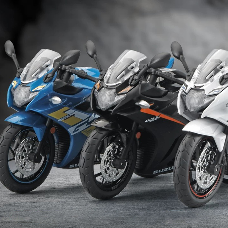 Mô Hình Xe Mô Tô Suzuki GSX250R Tỉ Lệ 1: 12 Bằng Hợp Kim Có Đèn Và Nhạc Độc Đáo Thú Vị