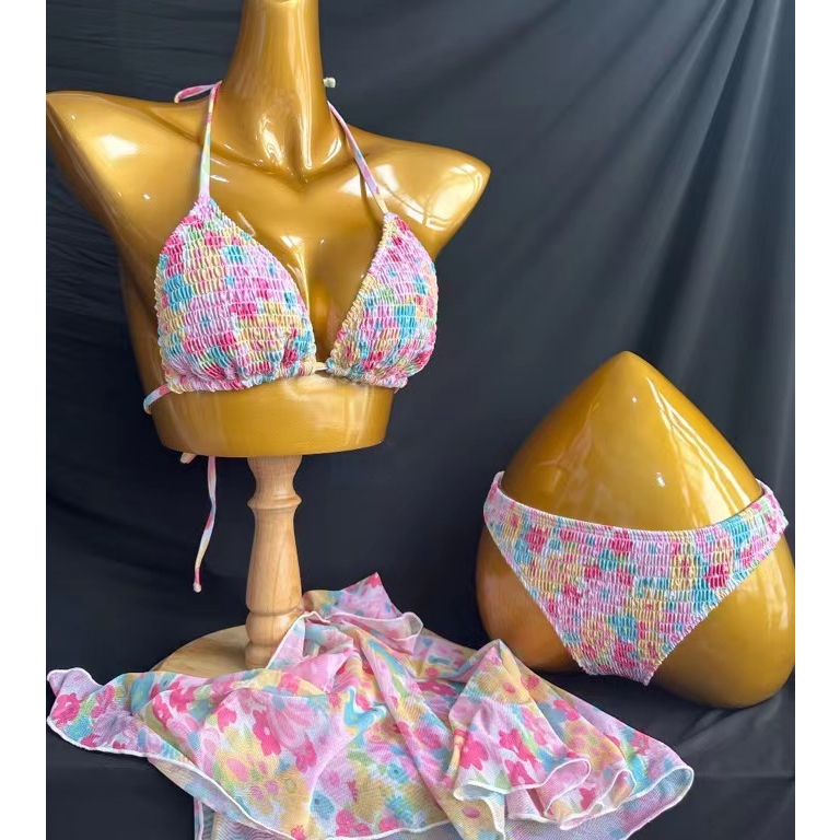 Bộ Đồ Bơi In Hoa Màu Hồng Phong Cách Mới 2023