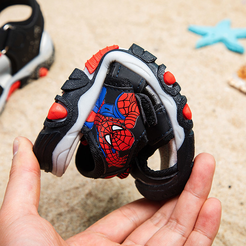 Sandal Đi Biển In Hoạ Tiết Người Nhện / Người Dơi Có Size 26-36