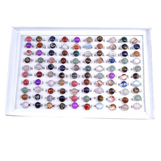 Set 20 Nhẫn Đá Bạc Thời Trang Cho Nữ
